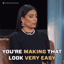Youre Making That Look Very Easy Manjit Minhas GIF - Youre Making That Look Very Easy Manjit Minhas Dragons Den GIFs