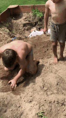 digging kids playing sand faster