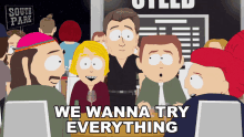 We Wanna Try Everything Stephen Stotch GIF - We Wanna Try Everything Stephen Stotch South Park GIFs