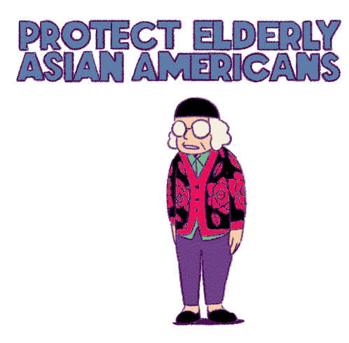 Protect Elderly Asian Americans Protect Sticker - Protect Elderly Asian Americans Protect Asian American Stickers
