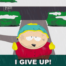 I Give Up Eric Cartman GIF - I Give Up Eric Cartman South Park GIFs