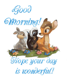 Good Morning Hope Your Day Is Wonderful GIF - Good Morning Hope Your Day Is Wonderful Deer GIFs