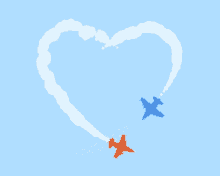 Heart Plane GIF - Heart Plane Love GIFs