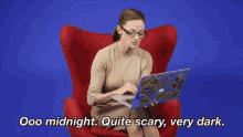 Reading Midnight GIF - Reading Midnight Quite Scary GIFs