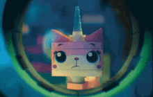 The Opposite Of Happiness! - Unikitty (Alison Brie) - The Lego Movie GIF - Alison Brie Lego Movie Uni Kitty GIFs