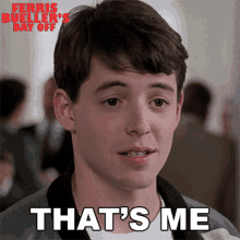 Thats Me Matthew Broderick GIF - Thats Me Matthew Broderick Ferris Buellers GIFs