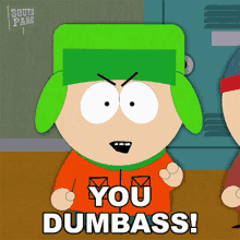 You Dumbass Kyle Broflovski GIF - You Dumbass Kyle Broflovski South Park GIFs