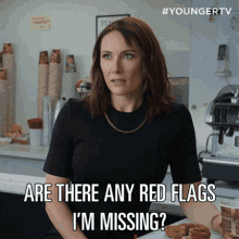 Are There Any Red Flags Im Missing Quinn Tyler GIF - Are There Any Red Flags Im Missing Quinn Tyler Younger GIFs