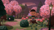 Animal Crossing Cherry Blossom GIF - Animal Crossing Cherry Blossom Pink GIFs