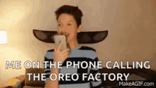 Jacob Sartorious Youtuber GIF - Jacob Sartorious Youtuber Me On The Phone Call GIFs