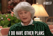 I Do Have Other Plans Plans GIF - I Do Have Other Plans Plans I Do Have Plans GIFs