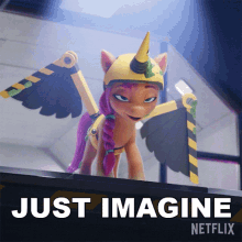 Just Imagine Sunny Starscout GIF - Just Imagine Sunny Starscout My Little Pony A New Generation GIFs