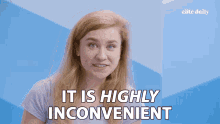 It Is Highly Inconvenient Problem GIF - It Is Highly Inconvenient Problem Not Into It GIFs