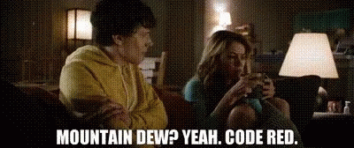 Zombieland Mountaindew Gif Zombieland Mountaindew Code Red Discover Share Gifs