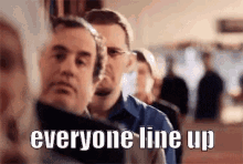 Line Up GIF - Line Up Everyone Line Up In Line GIFs