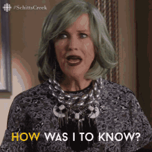 How Was I To Know Catherine Ohara GIF - How Was I To Know Catherine Ohara Moira GIFs