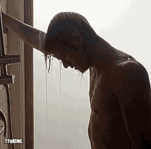 shower wet