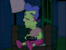 The Simpsons Milhouse GIF - The Simpsons Milhouse Game GIFs