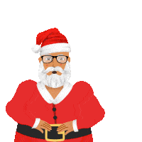 Hohoho Santa Sticker - Hohoho Santa Santa Claus Stickers