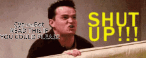 Shut Up Chandler Bing Gif Shut Up Chandler Bing Friends Discover Share Gifs
