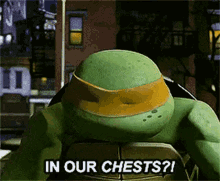 Tmnt In Our Chests GIF - Tmnt In Our Chests Michelangelo GIFs