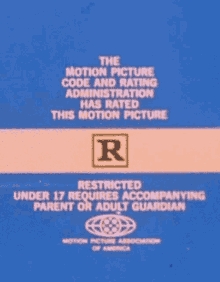 Mpaa Rated R GIF - Mpaa Rated R Motion Picture Association Of America GIFs