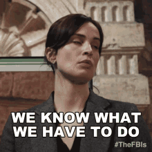 We Know What We Have To Do Jamie Kellett GIF - We Know What We Have To Do Jamie Kellett Heida Reed GIFs
