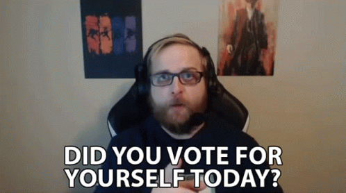 Did You Vote For Yourself Today Graham Hadfield GIF - Did You Vote For  Yourself Today Graham Hadfield Hinduman - Discover & Share GIFs