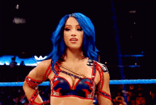 sasha banks hair the blueprint