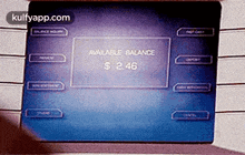 Ange Ngaalable Balance$ 2.46.Gif GIF - Ange Ngaalable Balance$ 2.46 Word Machine GIFs