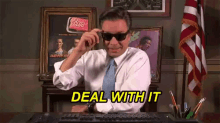 Deal With It GIF - Jimmy Fallon Deal With It Sunglasses GIFs
