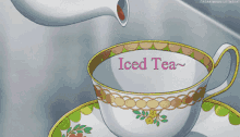 Iced Tea Lovely GIF - Iced Tea Lovely Anime GIFs