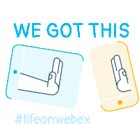 High Five Life On Webex Sticker - High Five Life On Webex Webex Stickers