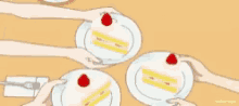 anime cake snack food