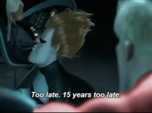 Too Late 15years GIF - Too Late 15years The Incredibles - Discover & Share  GIFs