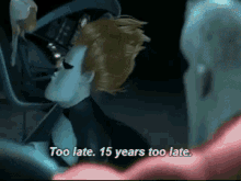 Too Late 15years GIF - Too Late 15years The Incredibles GIFs