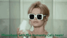 humanity calls phonebanking phone shades