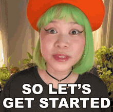 So Lets Get Started Goldie Chan GIF - So Lets Get Started Goldie Chan Lets Dig In GIFs
