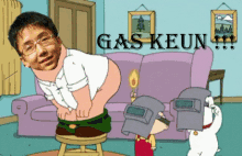 Gas Keun Family Guy GIF - Gas Keun Family Guy Kentut GIFs