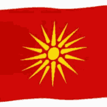 flag macedonia