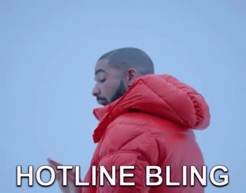 Hotline Bling Phone Ring GIF - Hotline Bling Phone Ring Booty Call GIFs