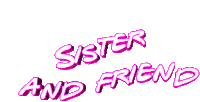 Sister Pink Sticker - Sister Pink Sister And Friend Stickers