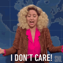 I Dont Care Kelly Party GIF - I Dont Care Kelly Party Saturday Night Live GIFs