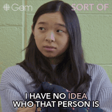 I Have No Idea Who That Person Is Violet GIF - I Have No Idea Who That Person Is Violet Sort Of GIFs