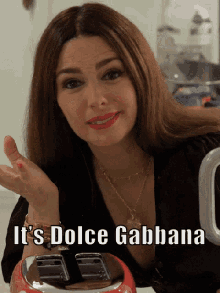 Pasta Queen Dolce Gabbana GIF - Pasta Queen Dolce Gabbana Toaster GIFs