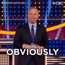 Obviously Gerry Dee GIF - Obviously Gerry Dee Family Feud Canada GIFs