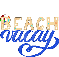 Beach Vacay Beach Sticker - Beach Vacay Beach Vacation Stickers