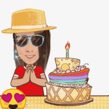 Happy Birthday Blow Cake GIF - Happy Birthday Blow Cake Lehie GIFs