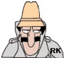 detective moustache