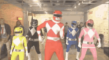 Power Rangers Red Ranger GIF - Power Rangers Red Ranger Yellow Ranger GIFs